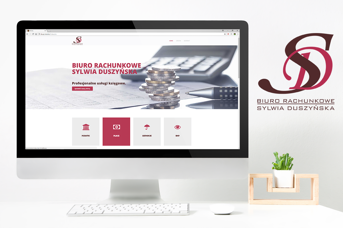 Strona internetowa firmy Biuro Rachunkowe Sylwia Duszyńska